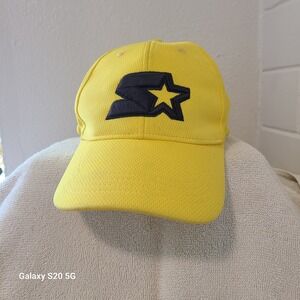 Starter‎ Hat Cap Yellow Black Logo Adjustable Baseball